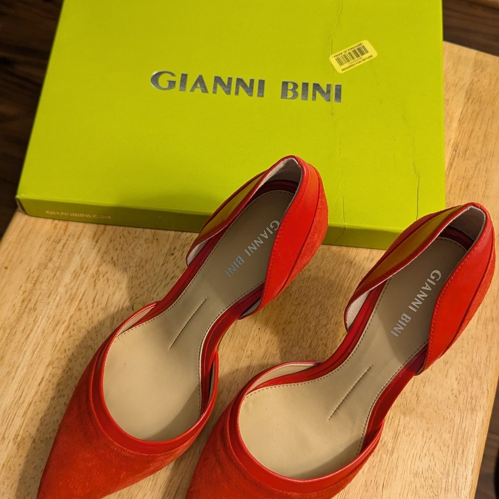Gianni Bini Vibrant Red Heels